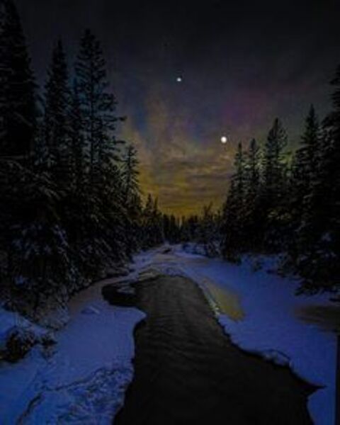 Distress River Print