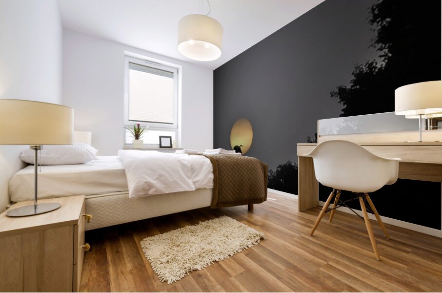 HERON SUNRISE Mural print