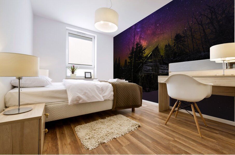 BELL NORTHERN LIGHTS Mural print