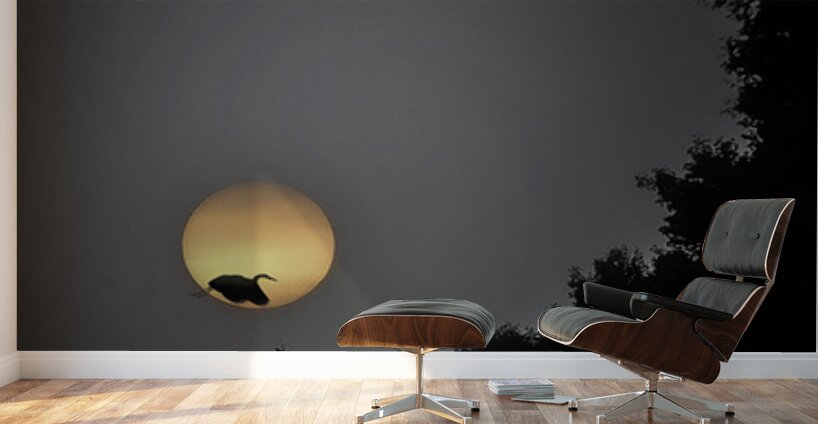 HERON SUNRISE Wall Murals