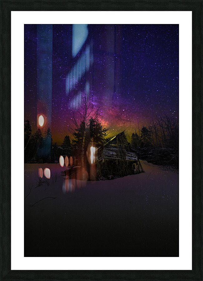 BELL NORTHERN LIGHTS Picture Frame print