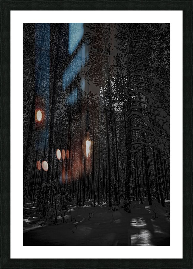 NIGHTWOODS Picture Frame print