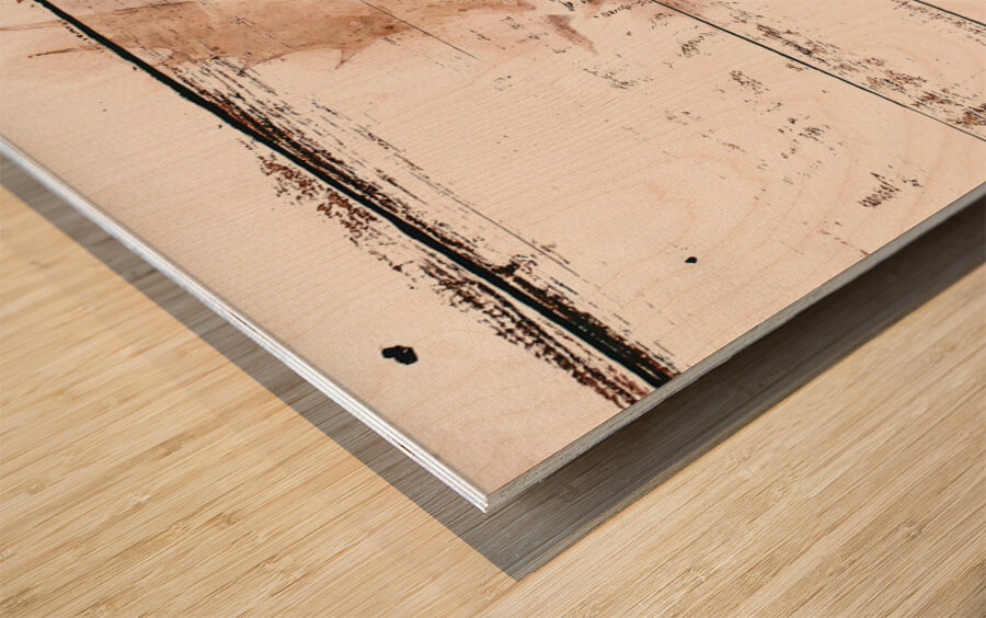 BULL MOOSE ABSTRACT Wood print